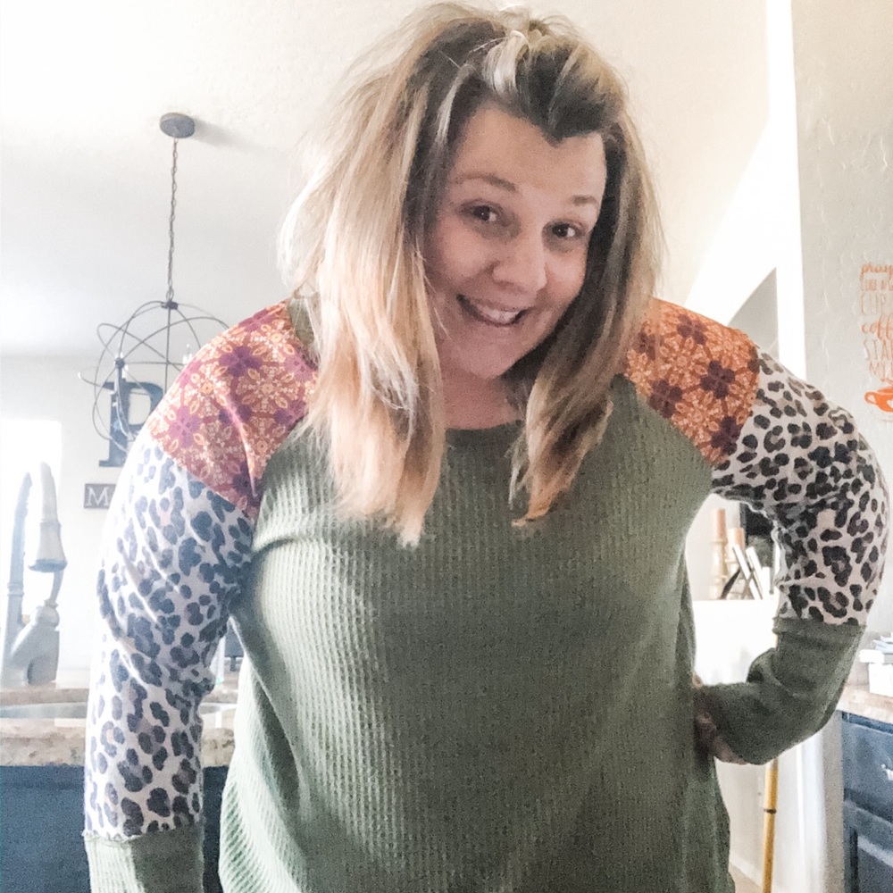 Fun Multiple Print Blouse - image 5